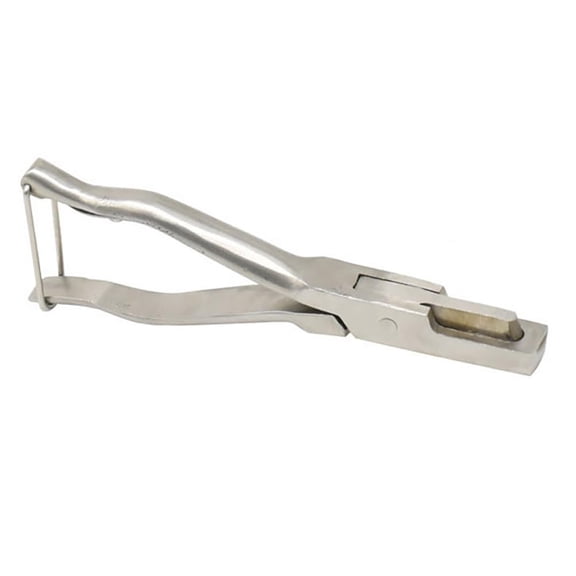 Pig Ear Plier Stainless Steel Pig Ear Punch Pliers U Shaped V Shaped Ear Pliers Ear Marking Pliers Animal Identify Tool