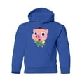 thumbnail image 1 of Pig Eating Popsicles Hoodie Juniors -Image by Shutterstock,  Large, 1 of 4