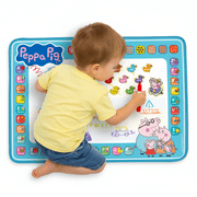 Pig Evie Water Doodle Mat - 50cm x 70cm Reusable Painting Writing Color Doodle Mat Drawing Board, Toddler Educational Toys for Age 3 and Up Year Old Girls & Boys