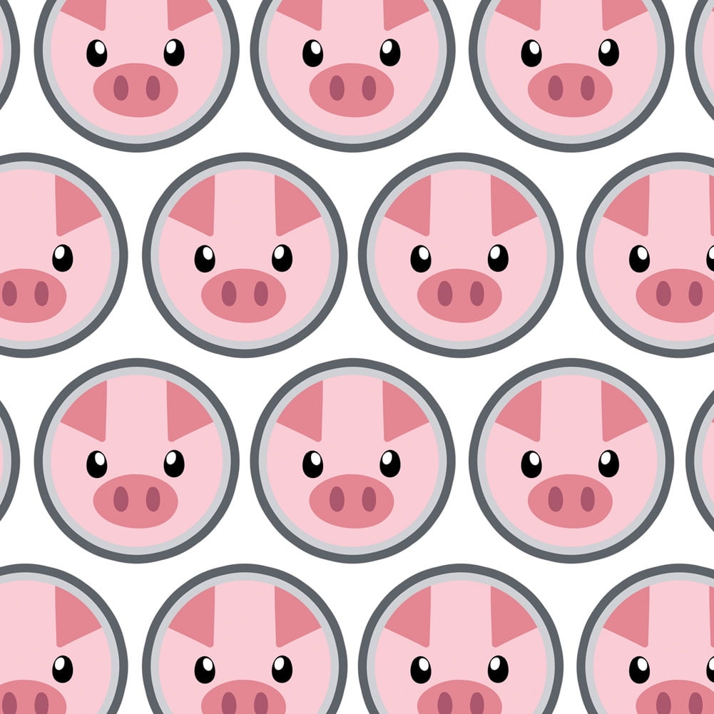 Pig Face Farm Animal Premium Gift Wrap Wrapping Paper Roll