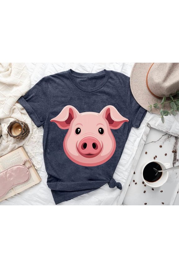 Pig Face Graphic Shirt – Cute Pig Face Tee for Animal Lovers SWEATSHIRT All Size S-5XL