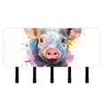 thumbnail image 1 of Pig Head Mail Holder Organizer Wall Mount with Shelf Key Holder Key Rack with 5 Key Hooks for Wall Decorative, 1 of 6