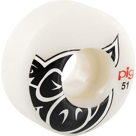 Pig Head Skateboard Wheels 101a 51mm Natural