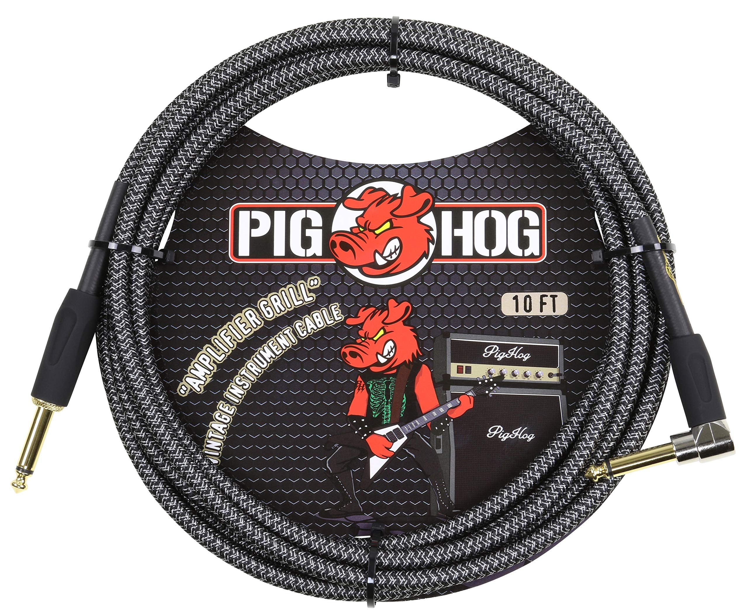 Pig Hog 10FT Right Amp Grill Instrument Cable
