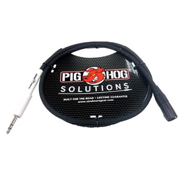 Pig Hog  3 ft. XLR Male Connector to 0.25 in. TRS Cable
