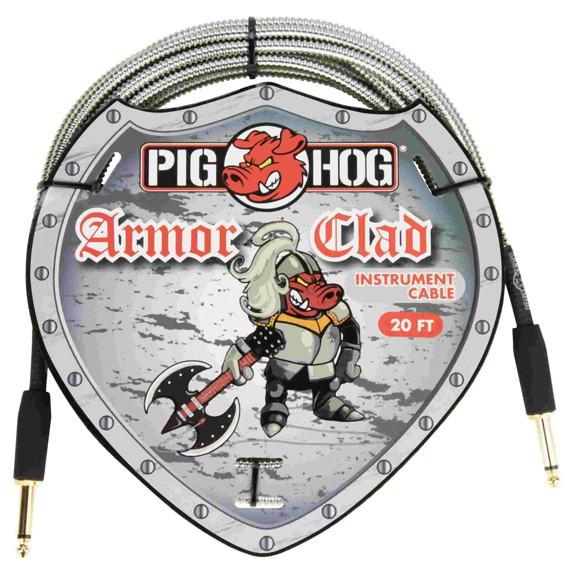Pig Hog PHAC20 Armor Clad 1/4" Instrument Cable - 20'