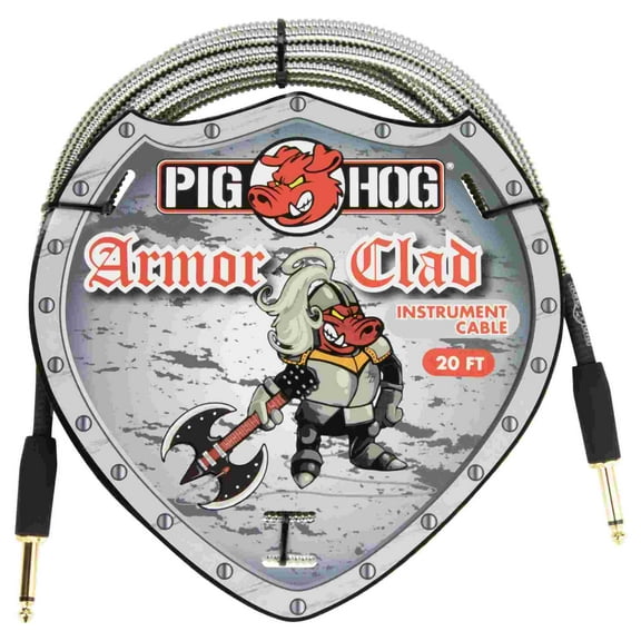 Pig Hog Armor Clad Instrument Cable - 20 ft
