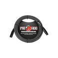 thumbnail image 1 of Pig Hog PHM10BKW Black/White Woven High Performance XLR Microphone Cable, 10 Feet, 1 of 3