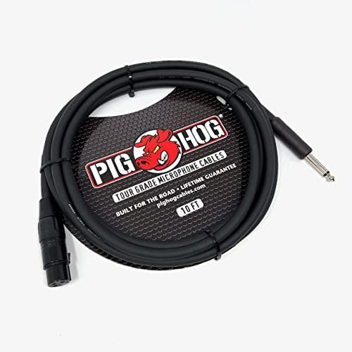 Pig Hog PHM10Z 10-Foot Hi-Z Microphone Cable