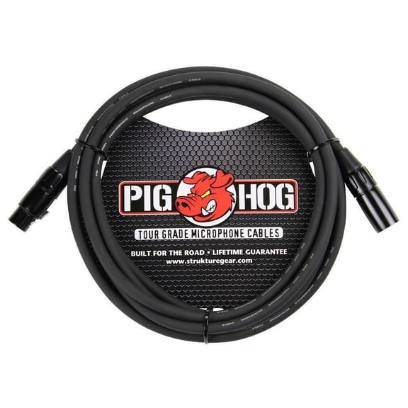 Pig Hog 8mm Microphone Cable, 15-foot XLR