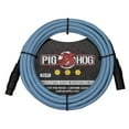 thumbnail image 1 of Pig Hog PHMH15DB Hex Series Mic Cable, Daphne Blue 15ft, 1 of 4