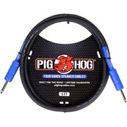 Pig Hog Speaker Cable 14 Gauge Wire 1/4 to 1/4 5 ft.
