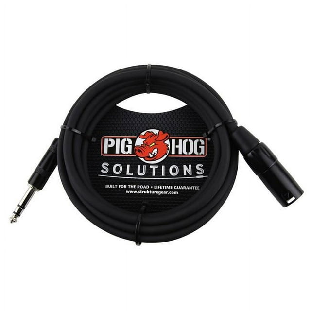 Pig Hog PXTMXM2 10ft Trs(m)-xlr Balanced Cable