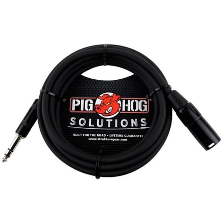 Pig Hog TRS Male to XLR Male Balanced Adapter Cable