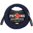thumbnail image 1 of Pig Hog PHM20BBL Black/Blue Woven High Performance XLR Microphone Cable, 20 Feet, 1 of 3