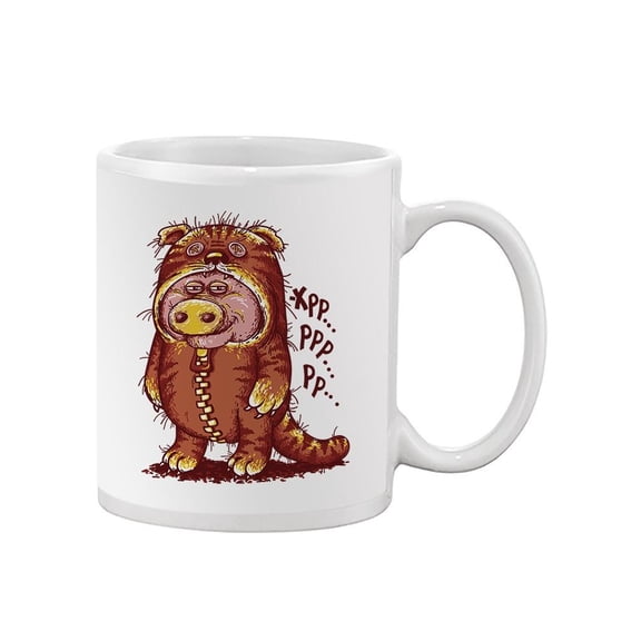 Pig In Tiger Costume. Mug  -Image by Shutterstock,