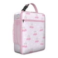 thumbnail image 1 of Pig Insulated Lunch Bag Box Teen Reusable Lunch Tote Bag with Water Bottle Holder Cooler Tote Bag Picnic Camping, 1 of 5