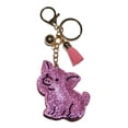 thumbnail image 1 of Pig Keychain Bling Backpack Charm Rhinestone Piglet Bag Charms Keyfob Keyrings, 1 of 7