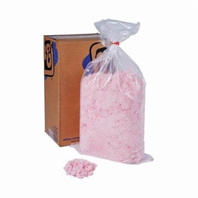 Granular Sorbent, 6 1/2 gal Absorbed per Package, 5 lb Bag, Polypropylene, Not Scented, Pink