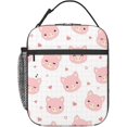 thumbnail image 1 of Pig Lunch Bag Insulated Lunch Box for Women Reusable Portable Lunchbox Leakproof Cooler Tote Bento Bag for Office Work Picnic, 1 of 6