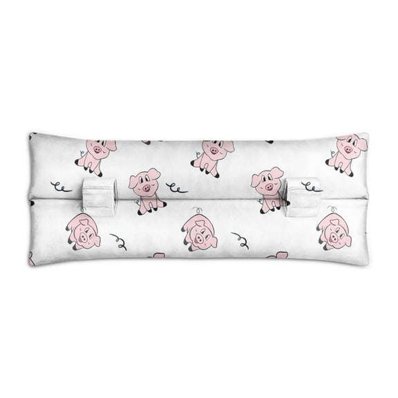 Pig & Moonlit Sky Aesthetic Mastectomy Pillow for Car - Post Surgery Seat Belt Pressure Relief Pad for Breast & Chest Procedures