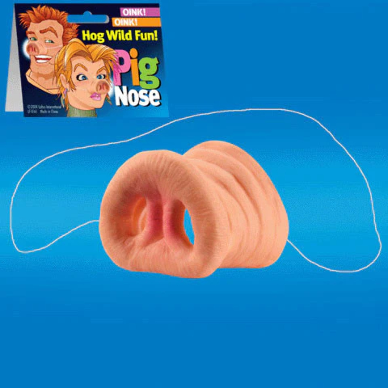 Pig Nose with Elastic Band Adult Halloween Costume Accessory - image 1 of 3