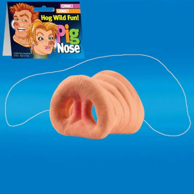 Pig Nose with Elastic Band Adult Halloween Costume Accessory