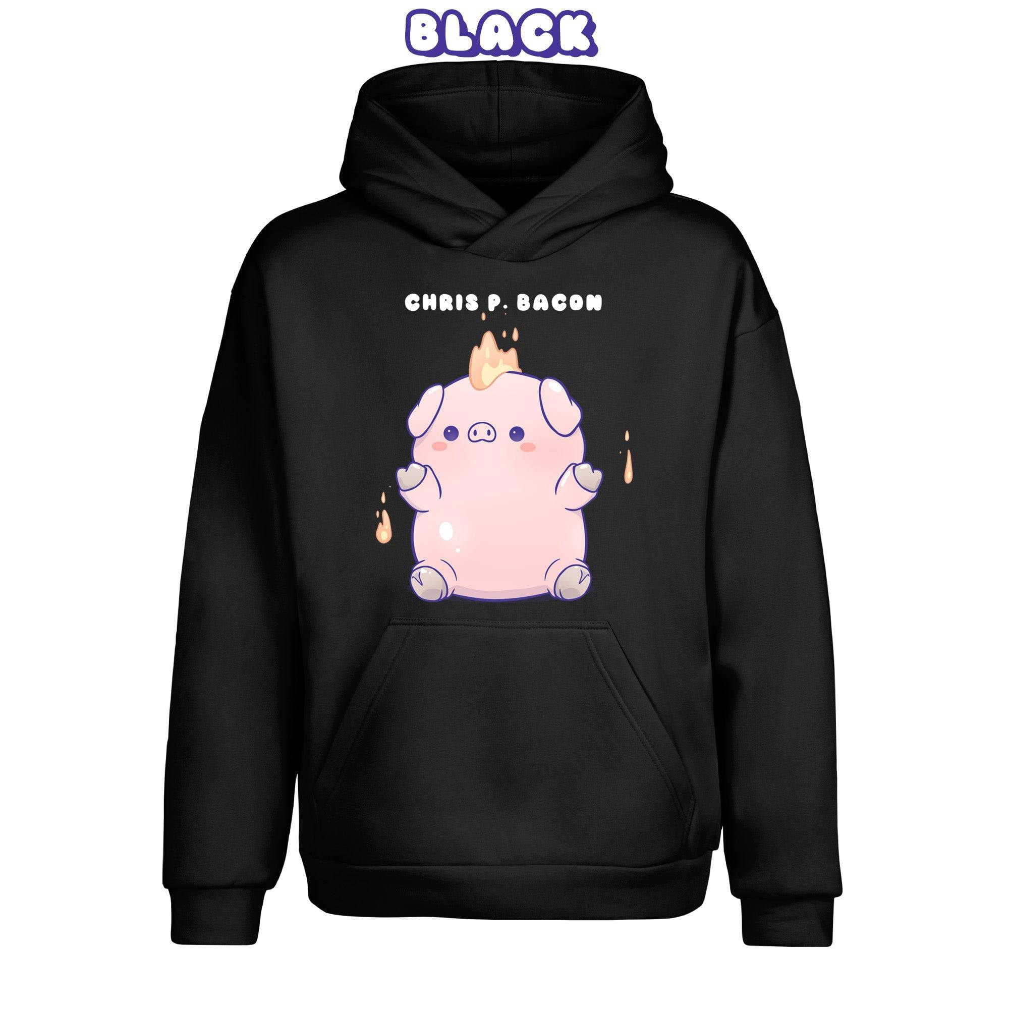 Boar Fighting Pig Series Oversized Hooded Pullover 🐗💥