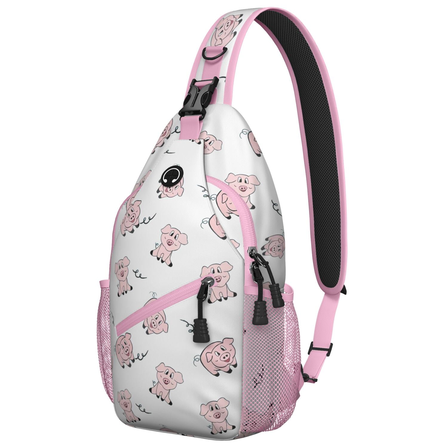 Pig Rainy Day Backpack - Cloud & Umbrella Design Hiking Backpack ...