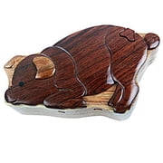 Pig - Secret Wooden Puzzle Box