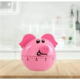 Pig Shaped Mechanical Timer Kitchen Cooking Back Timer 60 Minute