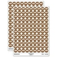 thumbnail image 1 of Pig Silhouette Fun Text 200+ Round Stickers - Brown - Gloss Finish - 0.50" Size, 1 of 3