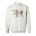 thumbnail image 1 of Pig Sketch Sweatshirt Women -Image by Shutterstock, Female 4X-Large, 1 of 4