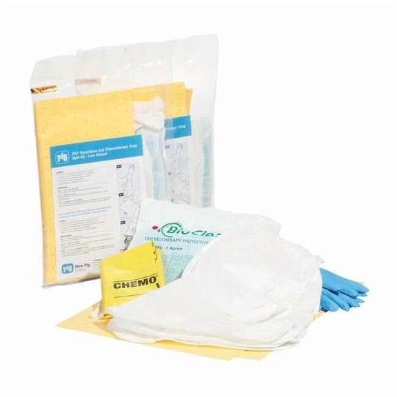 Spill Kit, 3 L Volume Absorbed per Kit, Not Applicable Capacity, Bag, Yellow, 3 KIT2010
