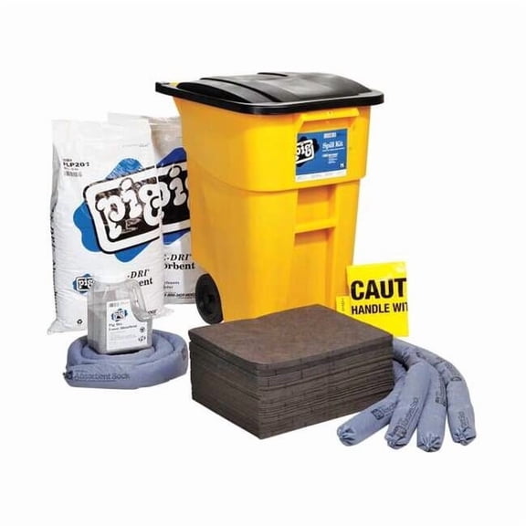 Pig Spill Kit, Universal, Black/Yellow KIT273