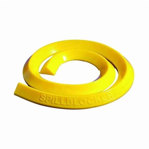 Pig SpillBlocker Barrier Dike,Black,4 In PLR204-BK
