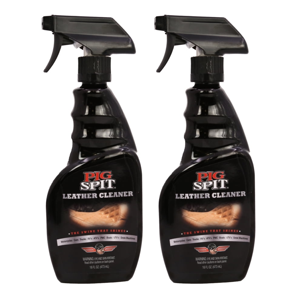Pig Spit Leather Cleaner, 2-Pack