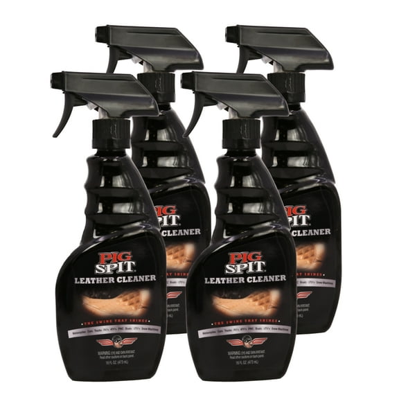 Pig Spit Leather Cleaner, 4-Pack