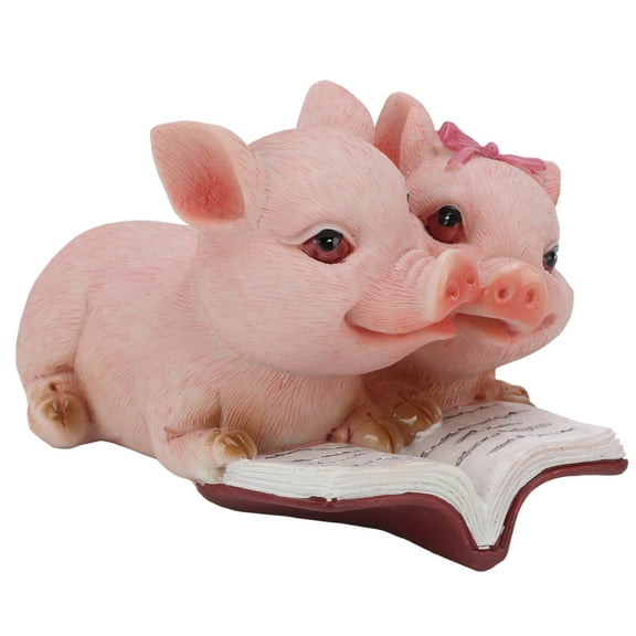 Pig Statue, Resin Material Animal Statues For Collection For Gift