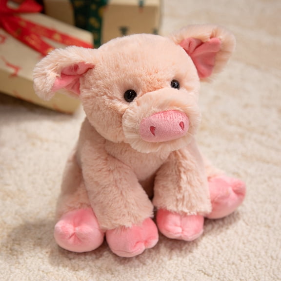Pig Stuffed Animal - 9.05" Pig Plush Toy - Toy Cushion for Christmas, Birthday Gift,Sofa Bed Home Decoration,Pink
