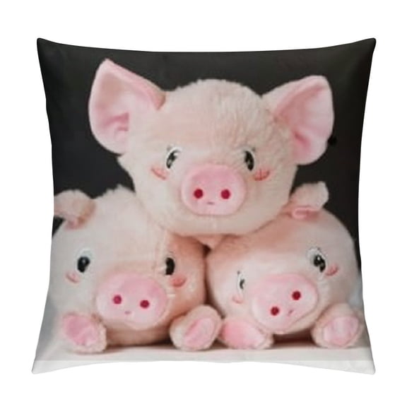 Pig Stuffed Animal Pig Plush Toys Soft Pig Mommy Plush Pillow with Babies Cute Pink Animal Pillow Gifts Pig Plushes for Kids Birthday Bedding