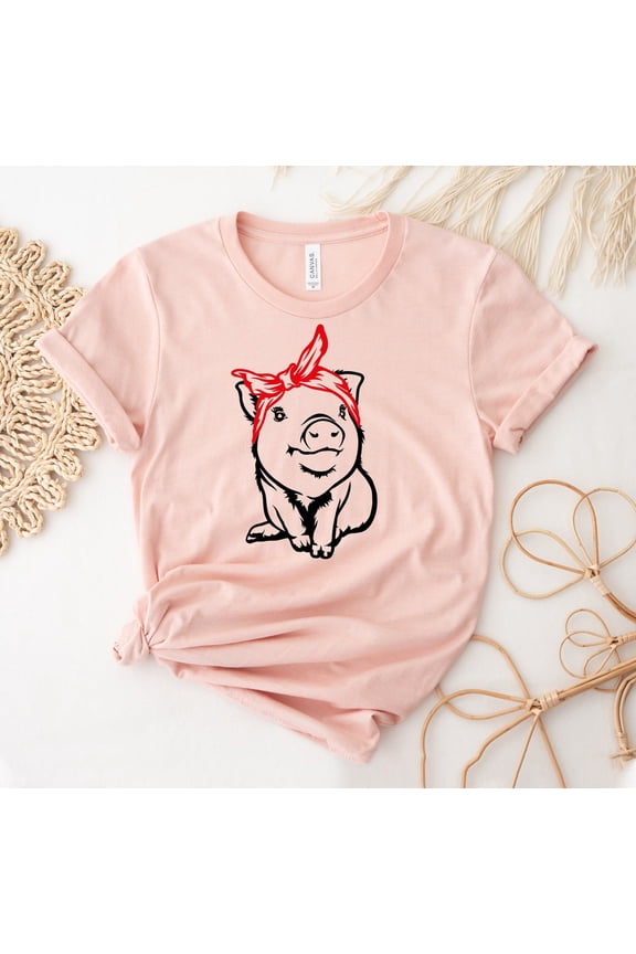 Pig T-shirt, Farmer Shirt, Pig Owner Tee, Piggy , Animal Lover Shirt, Pig Lover Top, Cute Baby Pig Tee, Pig Farmer Shirts, Women's Shirt Sweatshirt All Size S-5XL
