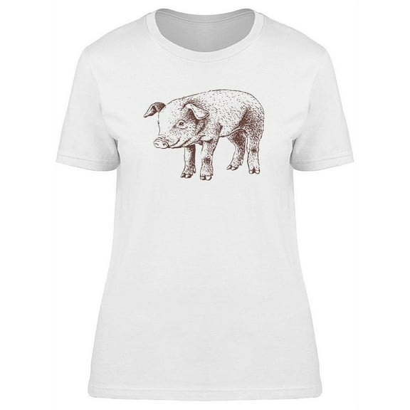 Pig Vintage T-Shirt Women -Image by Shutterstock, Female 3X-Large