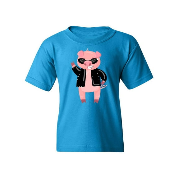 Pig With A Jacket T-Shirt Juniors -Image by Shutterstock, x-Small
