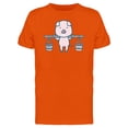 thumbnail image 1 of Pig With Water Buckets Tee Men's -Image by Shutterstock, 1 of 1