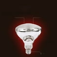 thumbnail image 1 of Pig, cattle and sheep heat preservation lamp breeding heating lamp chicken baking lamp heat preservation bulb piglet heating bulb pig farm - style：White hemp heating lamp；, 1 of 1