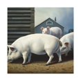 thumbnail image 1 of Pig in Barnyard. - Canvas, 1 of 25