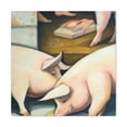thumbnail image 1 of Pig in Baroque Splendor - Canvas, 1 of 25
