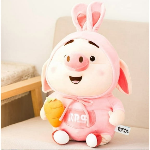 Pig little fart, pig doll, plush toy, big cloth doll, sleeping girl, pillow, little pig doll