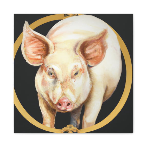 Pig of the Renaissance - Canvas